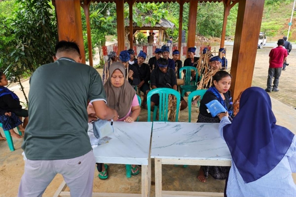 Kemenkes gelar CKG bagi warga Baduy, komitmen lindungi masyarakat adat