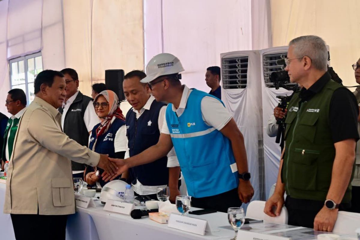 Danantara sinergikan BUMN bangun huntara di Aceh Tamiang, PLN sambung listrik untuk semua rumah dan fasum