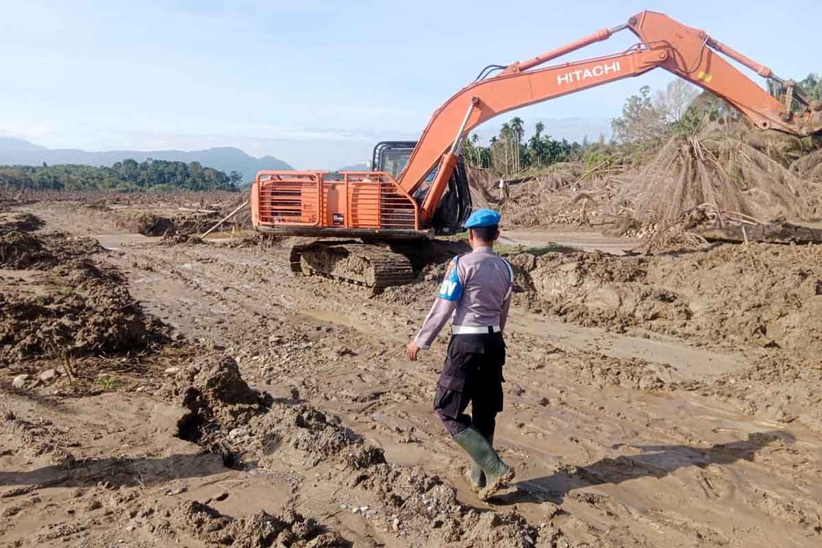 Polri percepat pemulihan wilayah bencana di Aceh Utara