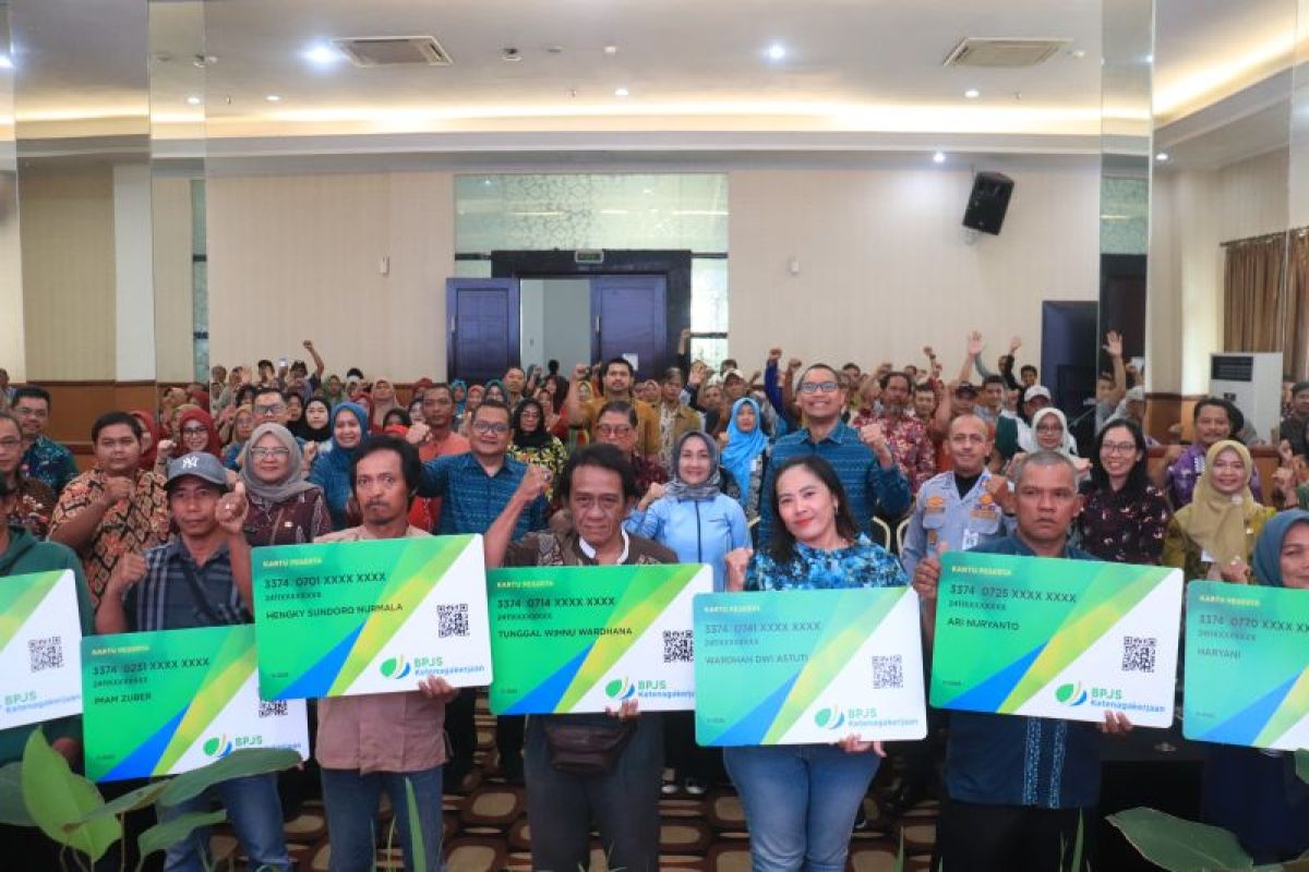 Semarang targetkan cakupan jaminan ketenagakerjaan mencakup 71,59 persen