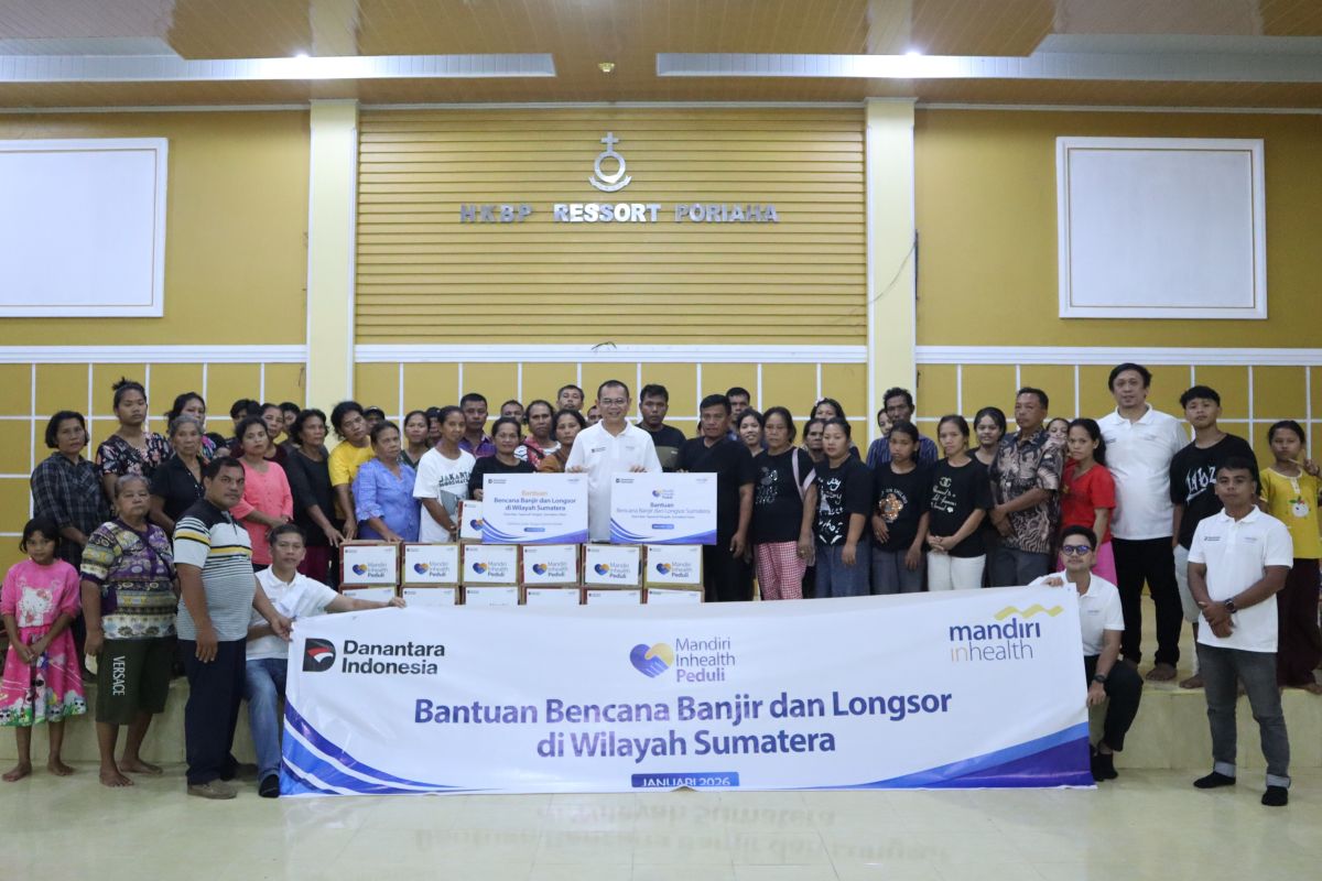 Mandiri Inhealth bantu renovasi fasilitas terdampak bencana di Sumut