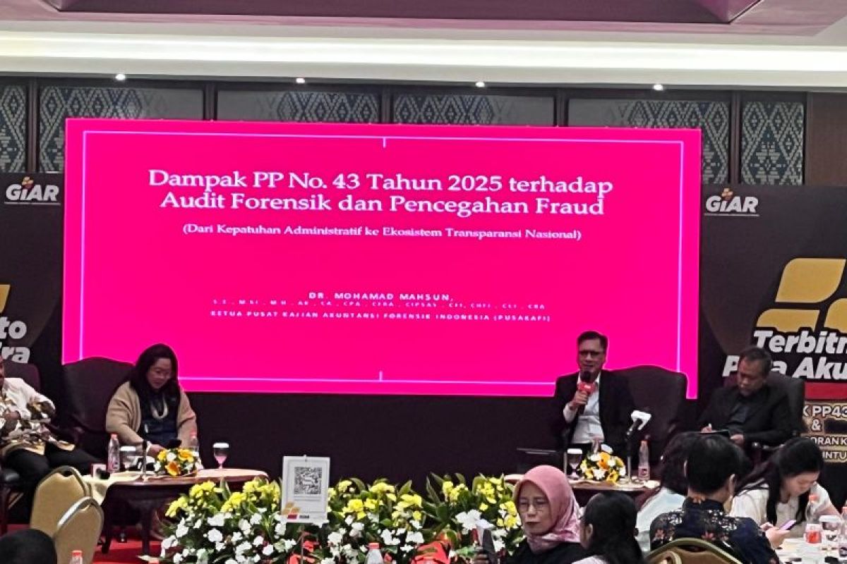 Ketua PUSAKAFI ingatkan bahaya rekayasa laporan keuangan