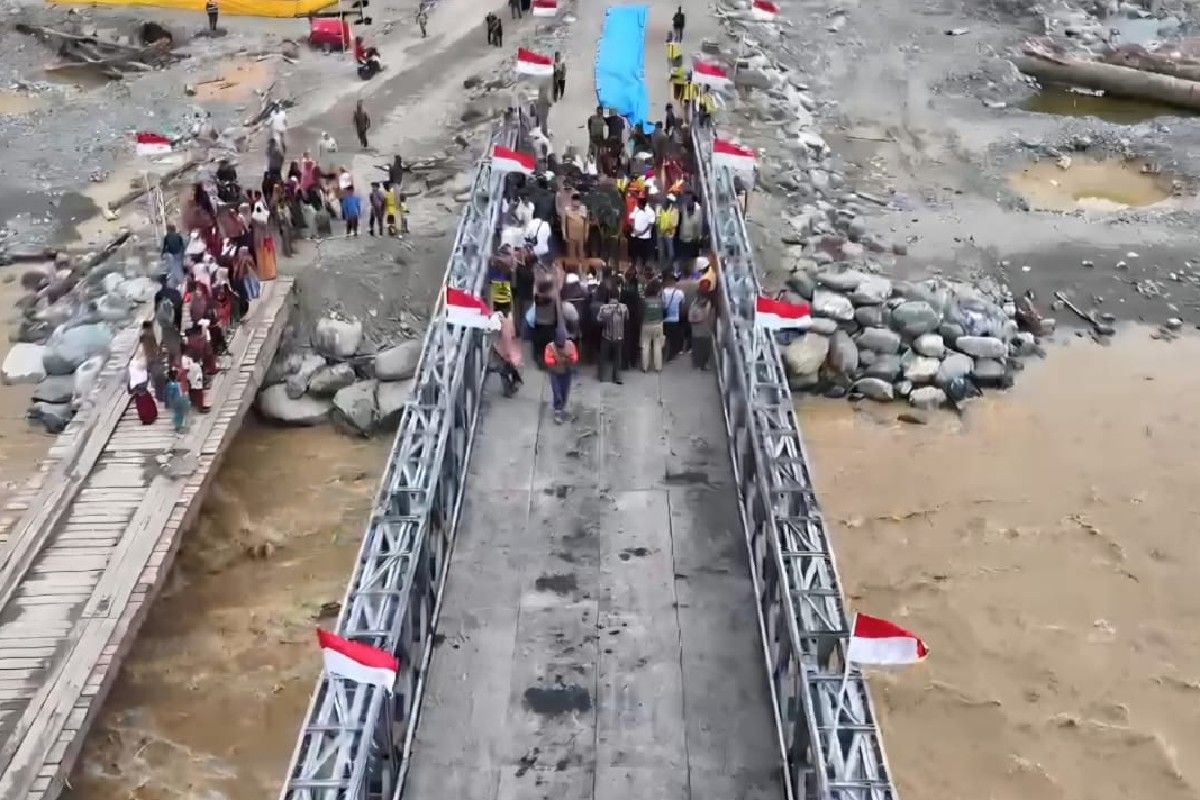 Jembatan Bailey, solusi atas terputusnya akses antarwilayah