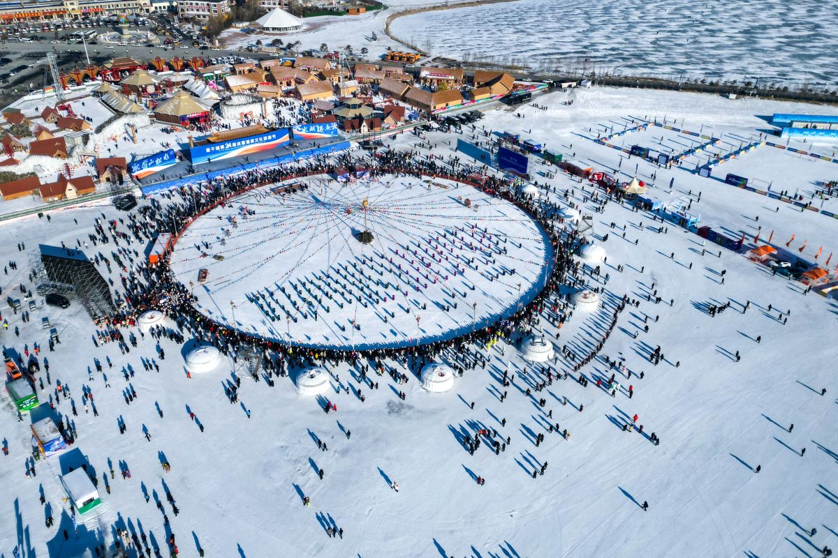 Tradisi berusia ribuan tahun, tangkap ikan musim dingin di Songyuan