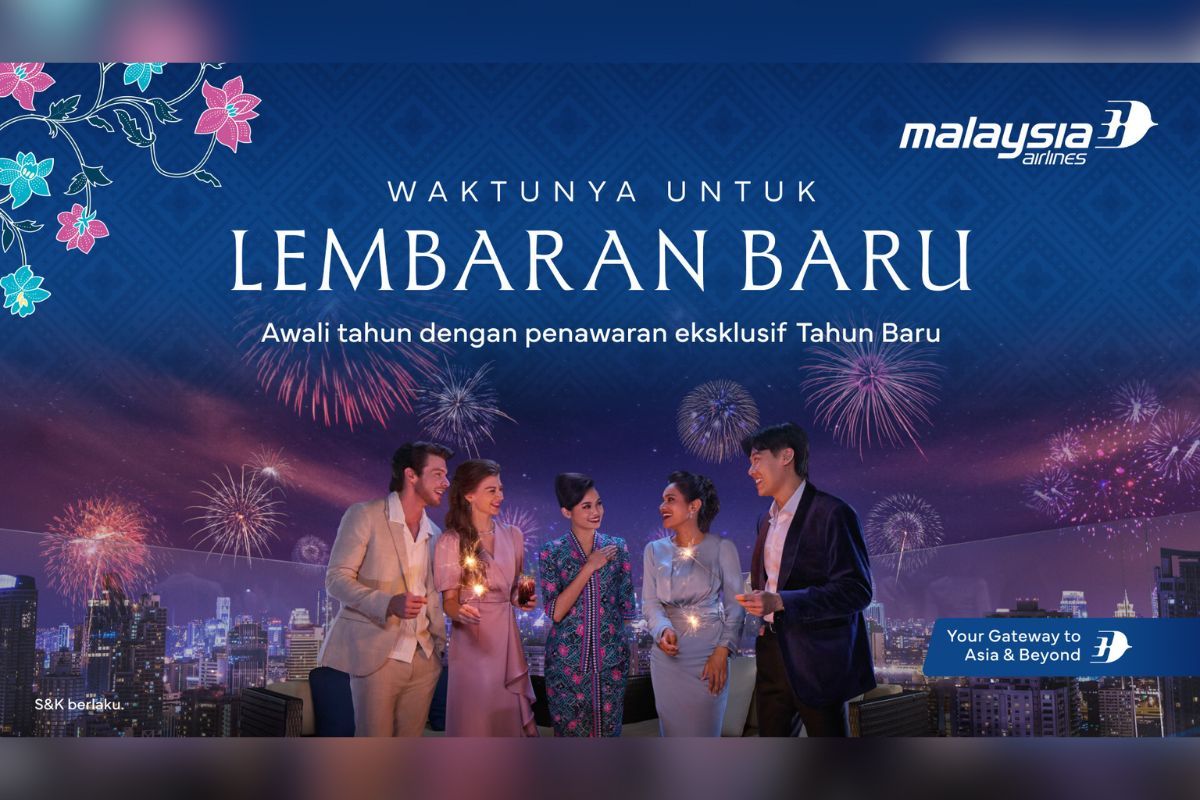 Tahun Baru Penuh Beragam Peluang Mengudara bersama Kampanye Malaysia Airlines "Waktunya untuk Lembaran Baru"