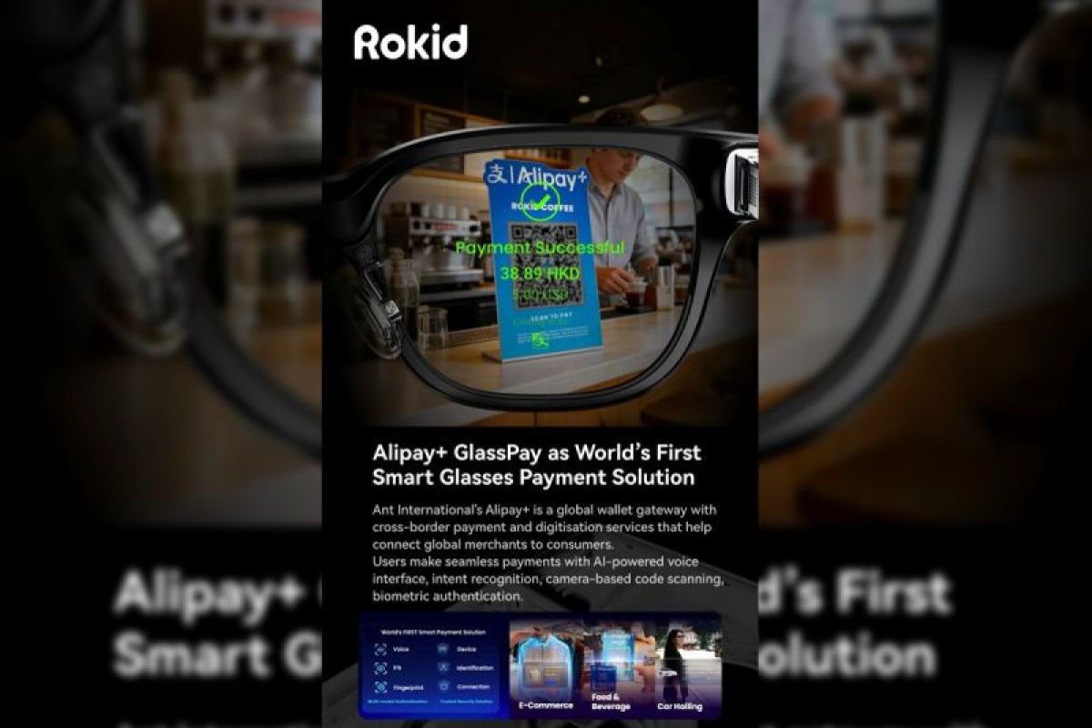 Rokid and Ant International Announce Integration of Smart Glasses Payment Capability Rokid and Ant International Announce Integration of Smart Glasses Payment Capability