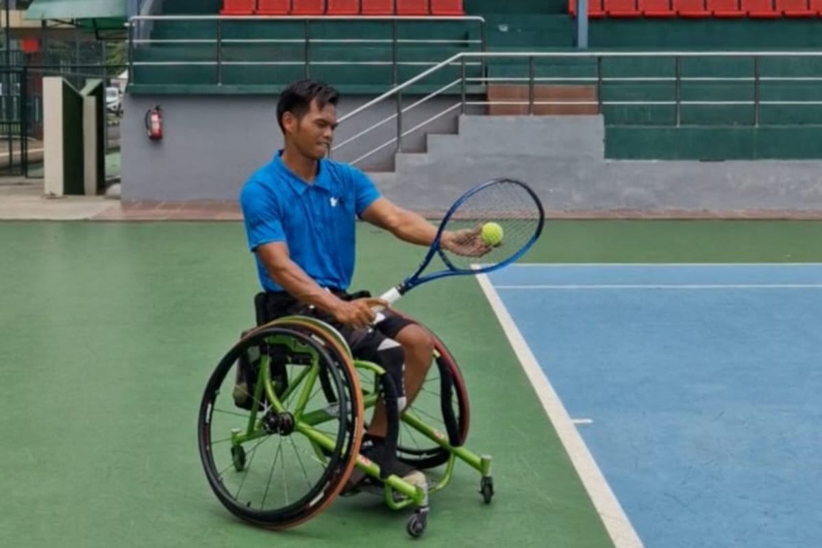 Tim tenis kursi roda Indonesia fokus perkuat strategi dan teknik