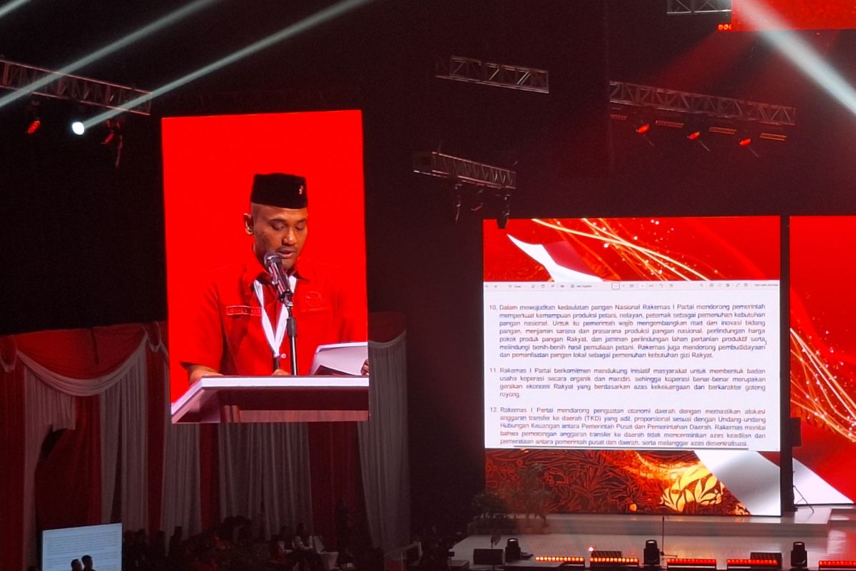 Usai Rakernas, PDIP tegaskan posisi politik sebagai partai penyeimbang