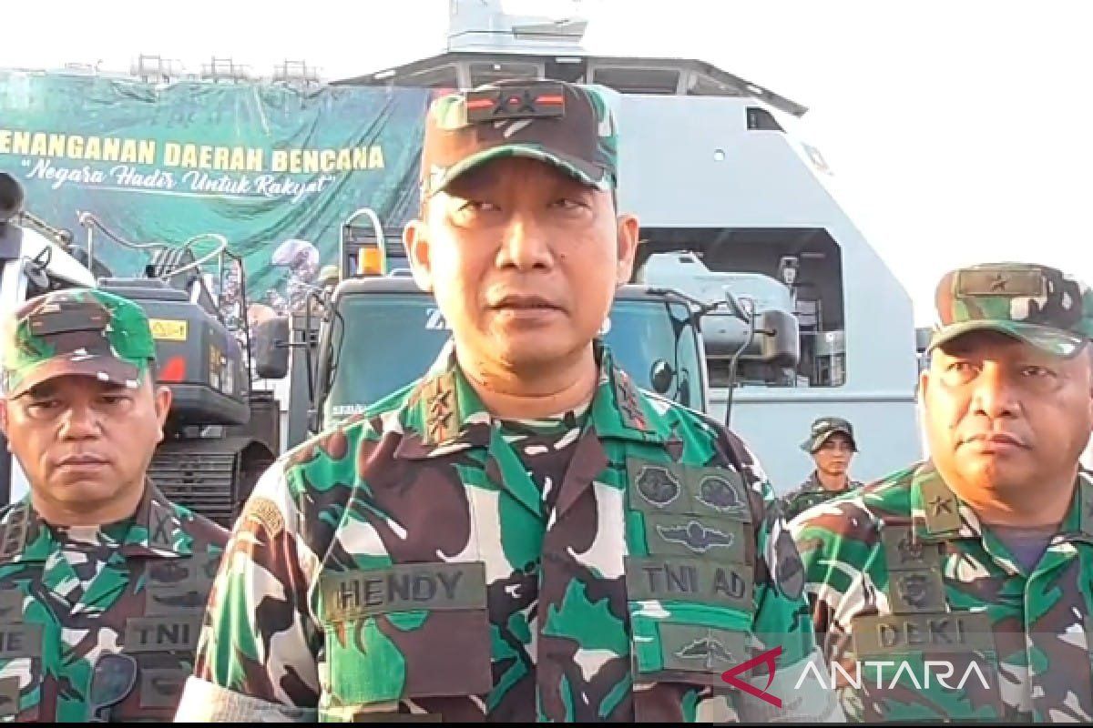 Kodam I/BB terima alat berat percepat pemulihan daerah di Sumut 