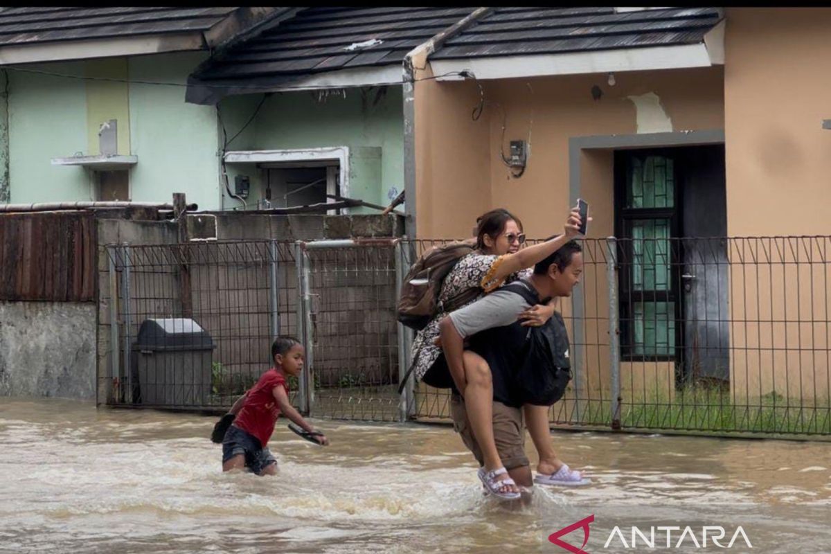 BPBD: Banjir di Kota Serang meluas, 1.690 jiwa terdampak