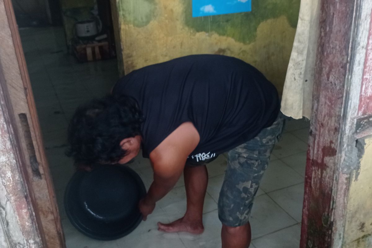 100 rumah di Sentral Rangkasbitung Lebak tergenang banjir 