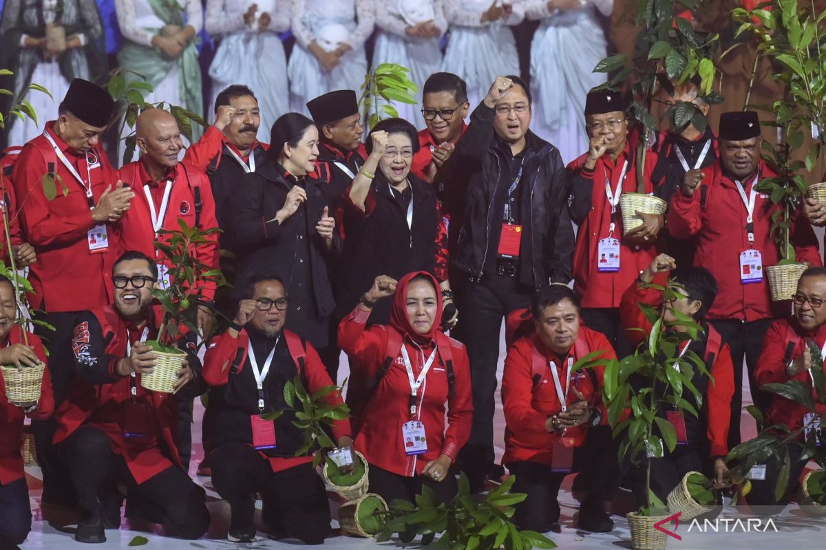 Penutupan Rakernas PDIP di Jakarta