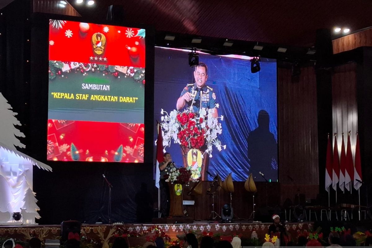 KSAD rayakan Natal bersama seluruh prajurit Indonesia di NTT