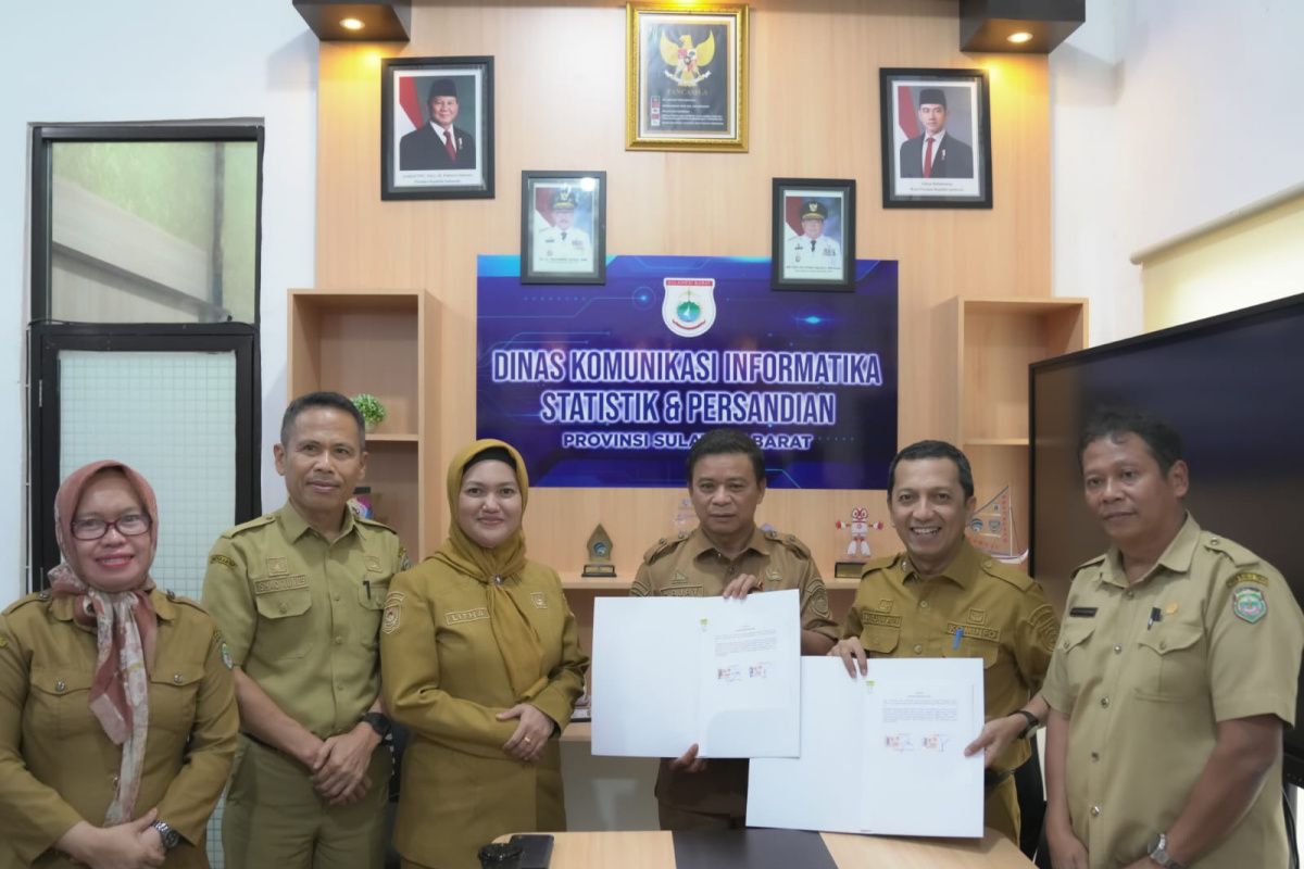 Diskominfo Sulbar dan Pemkab Mateng kerja sama replikasi aplikasi WFA