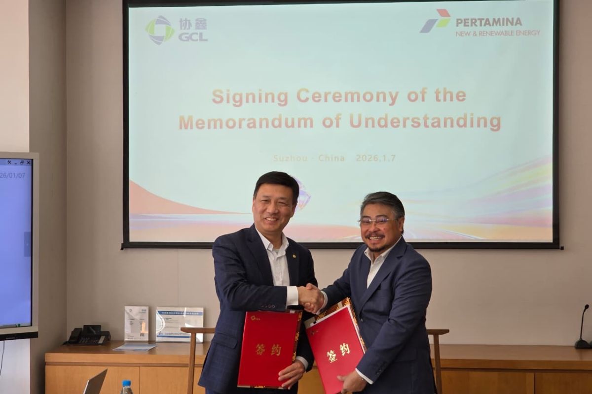 Pertamina NRE gandeng perusahaan China untuk proyek transisi energi