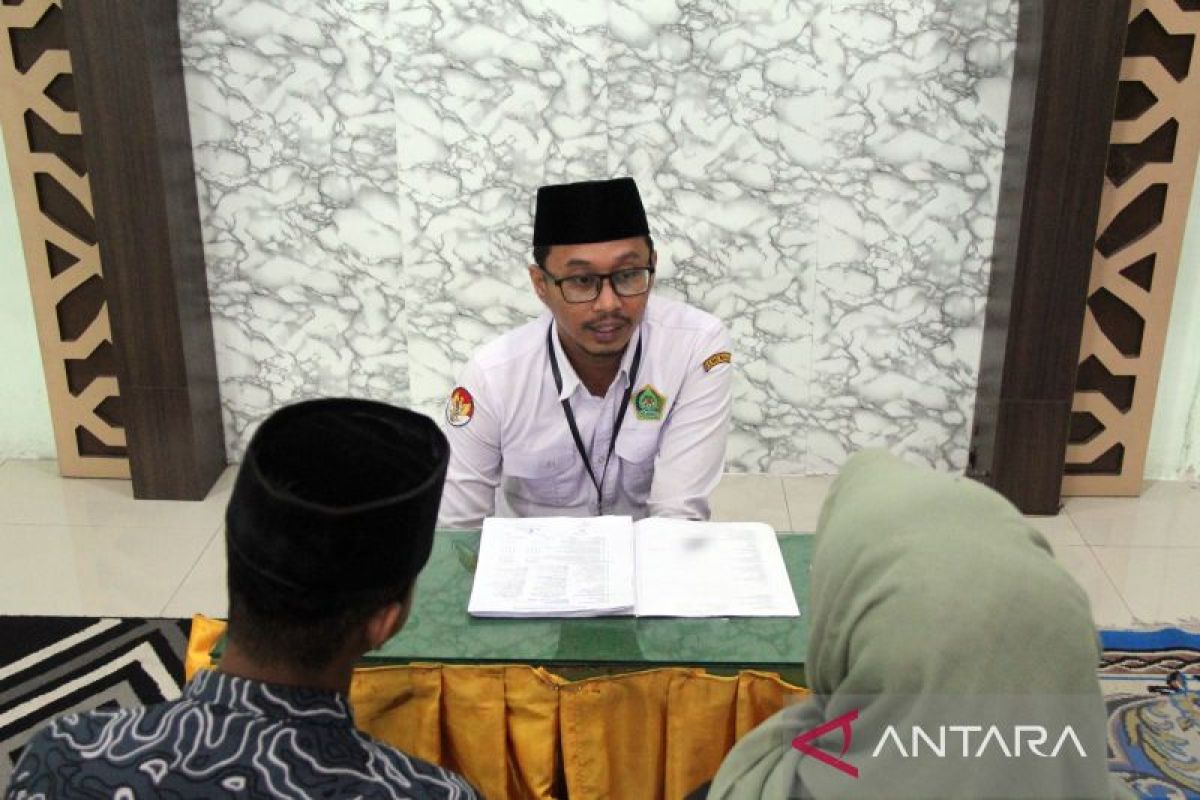 Angka pernikahan dan kasus perceraian turun di Dumai