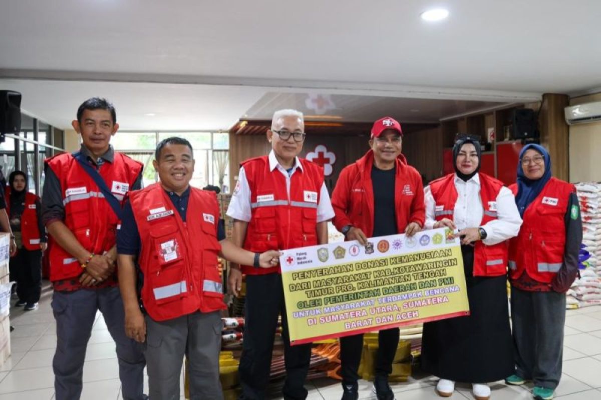 Kolaborasi Pemkab dan PMI Kotim bantu korban bencana Aceh-Sumut