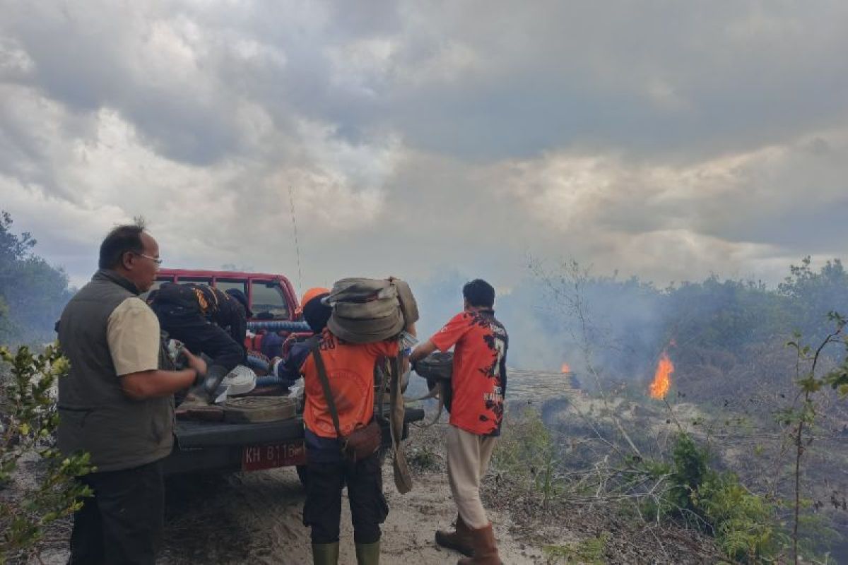 Karhutla di Kotim hanguskan enam hektare lahan