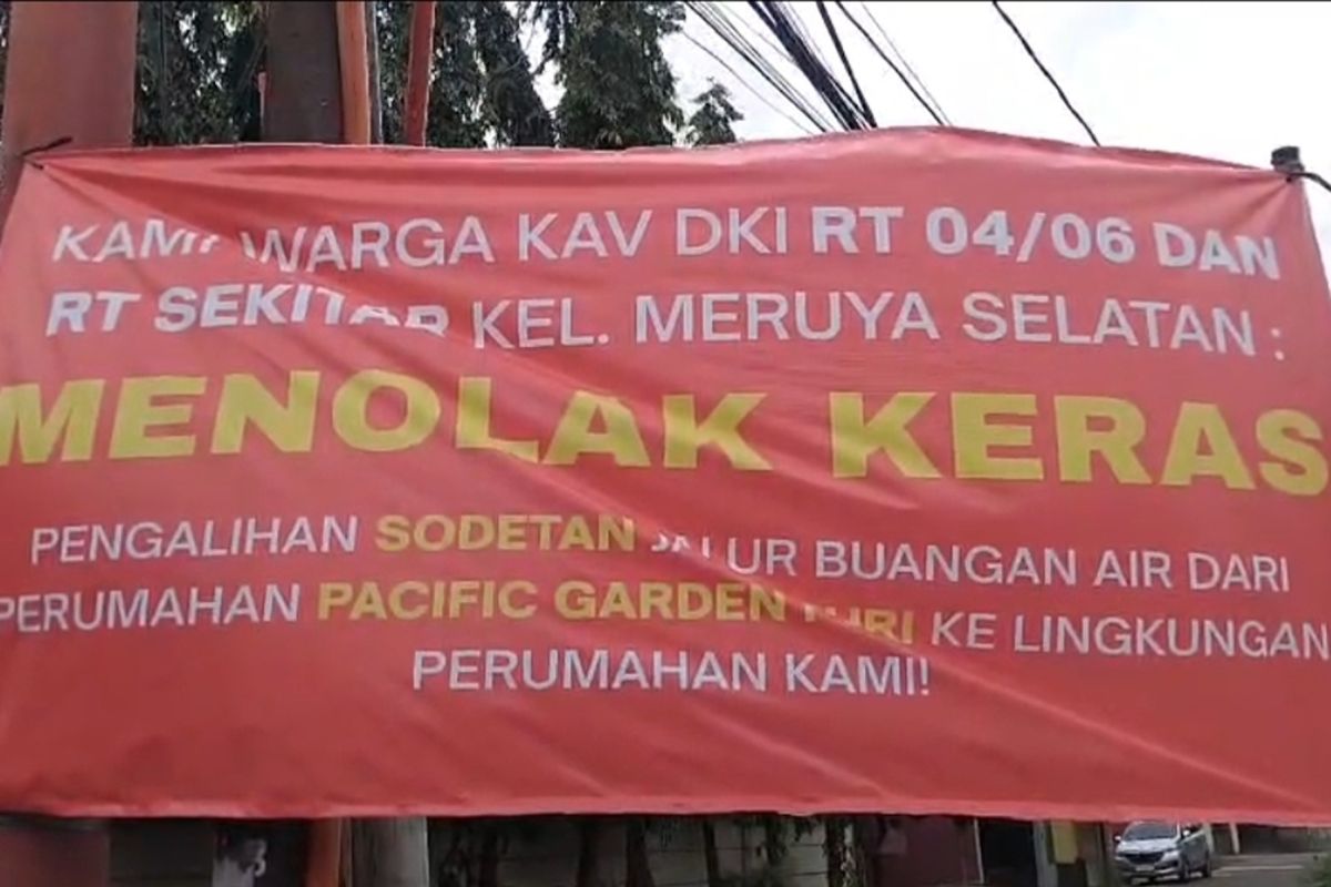 Warga Kavling DKI tolak pengalihan sodetan perumahan, ini respon SDA