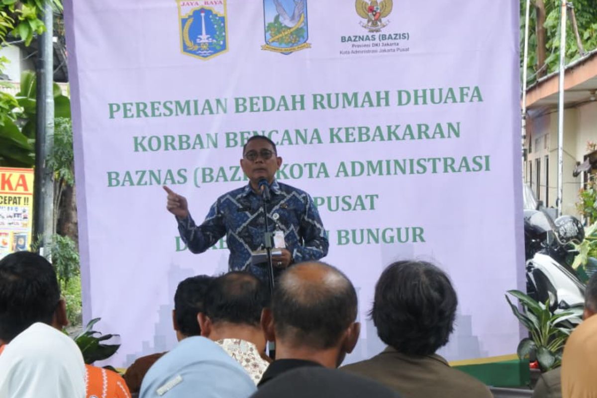 Pemkot Jakpus-Baznas bangun kembali rumah warga terdampak kebakaran