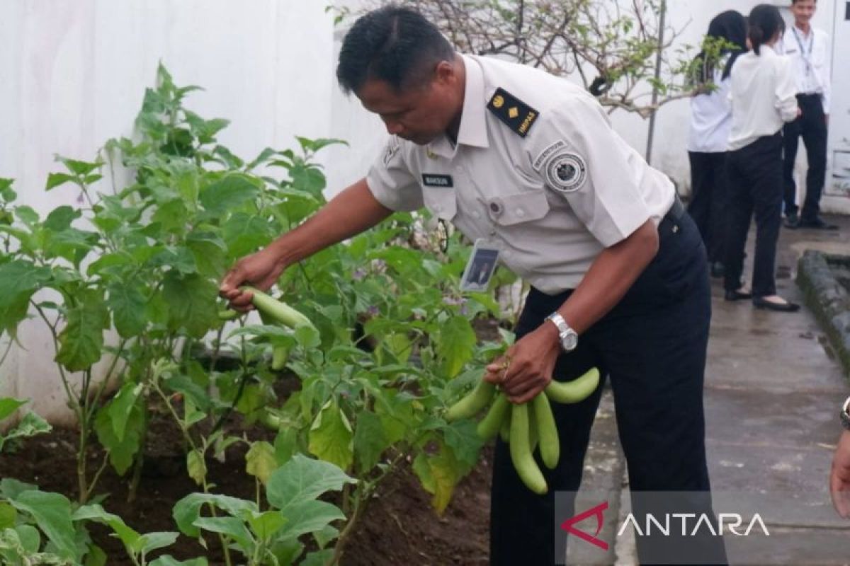 Rutan Temanggung ikuti panen raya serentak pemasyarakatan
