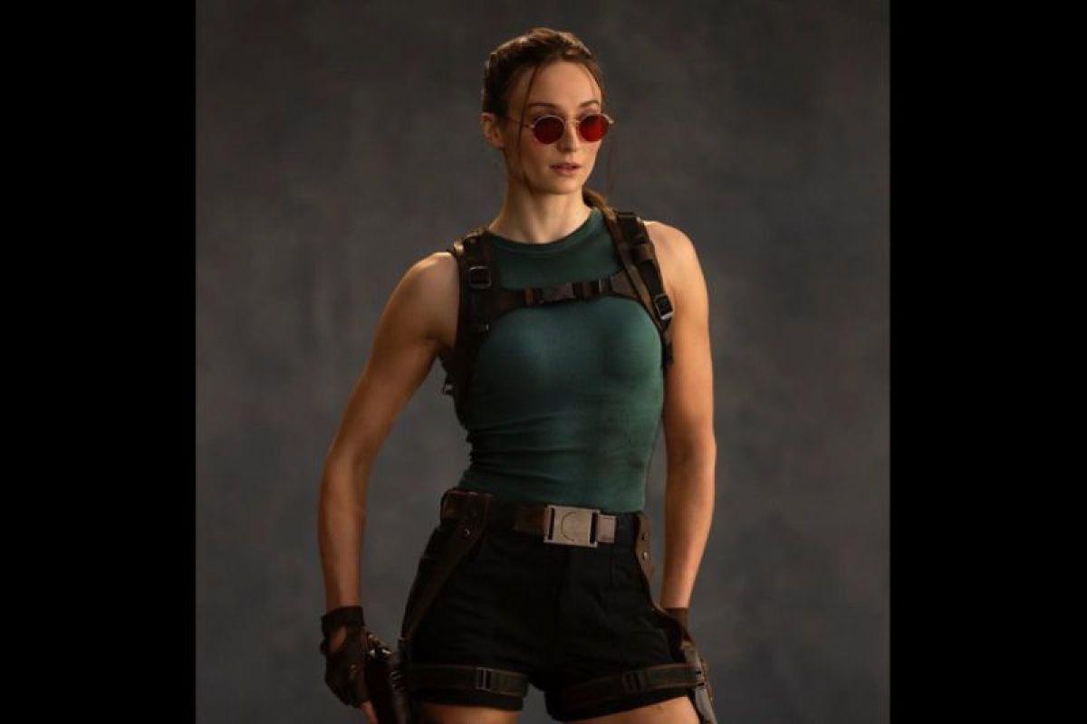 Sophie Turner bakal perankan Lara Croft dalam serial live action