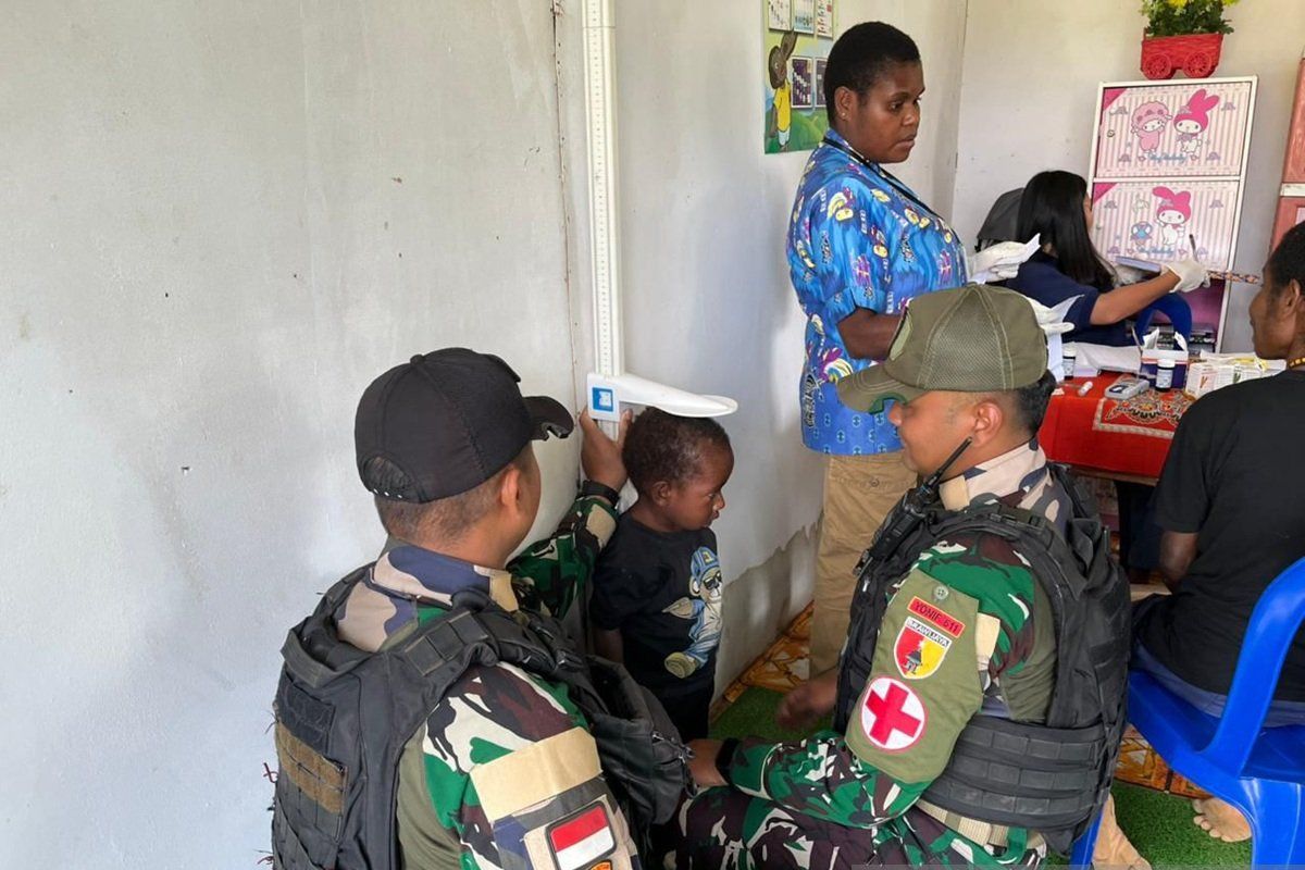 Yonif 511/DY dukung Pemkab Lanny Jaya sukseskan program stunting