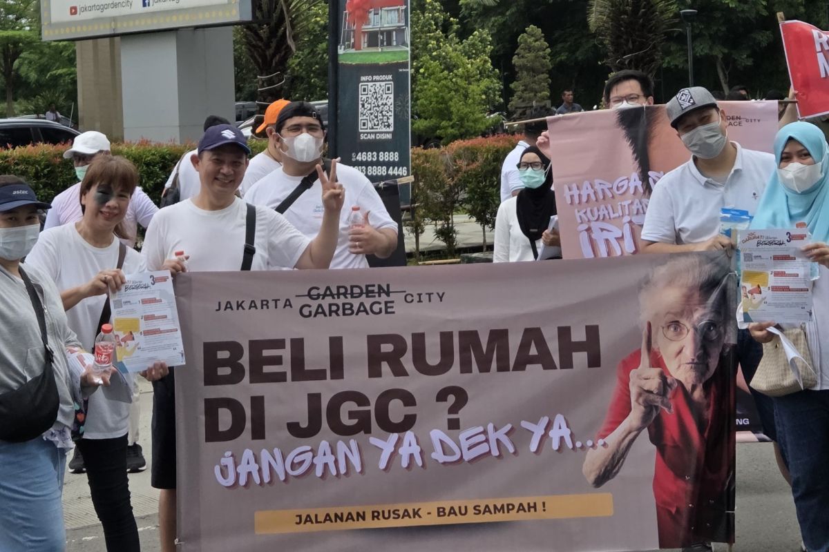 Warga JGC turun ke jalan tuntut soal RDF hingga infrastruktur