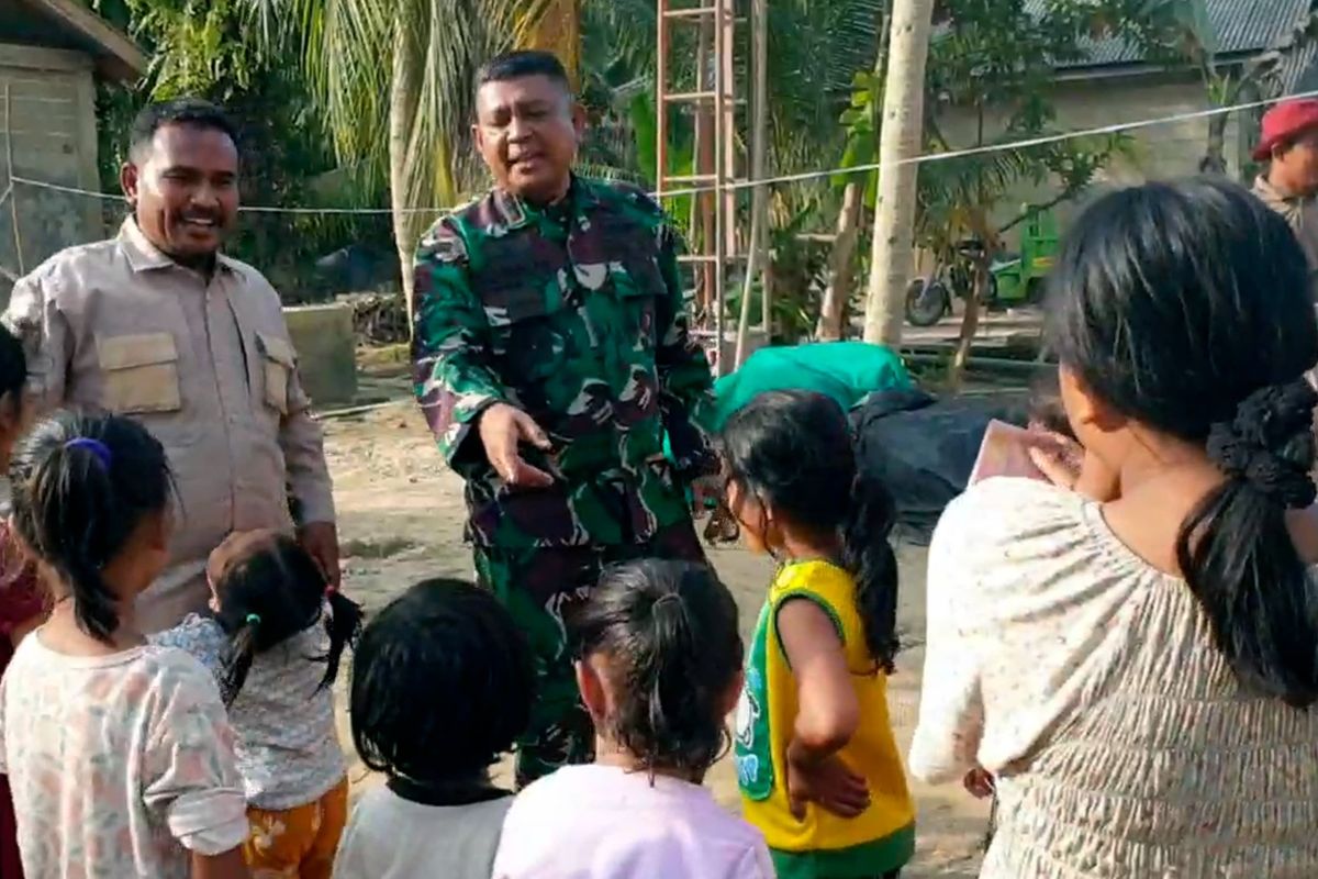 TNI renovasi sekolah dasar terdampak bencana di pedalaman Aceh Utara