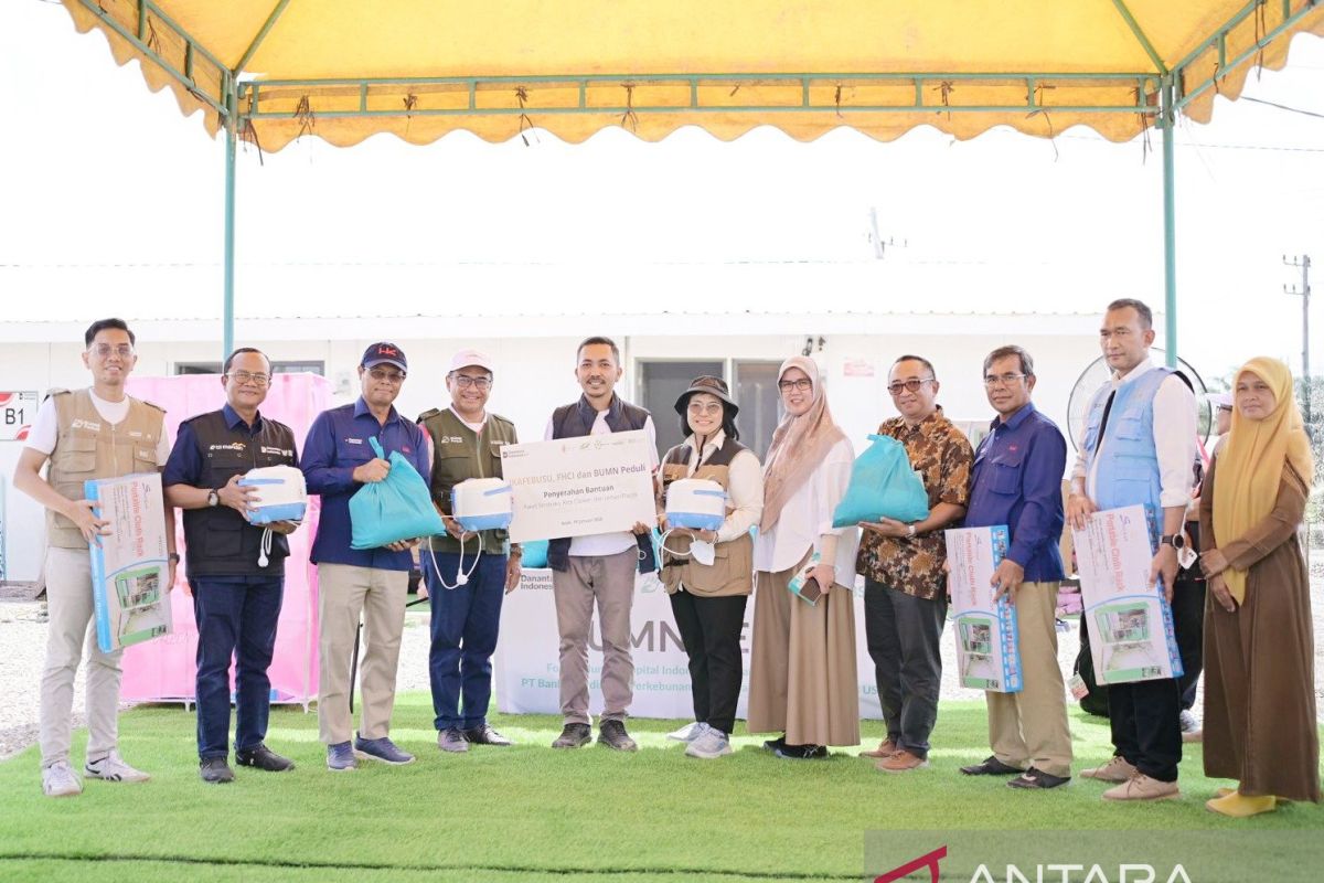 Danantara berikan 600 paket logistik kepada penghuni Huntara Aceh