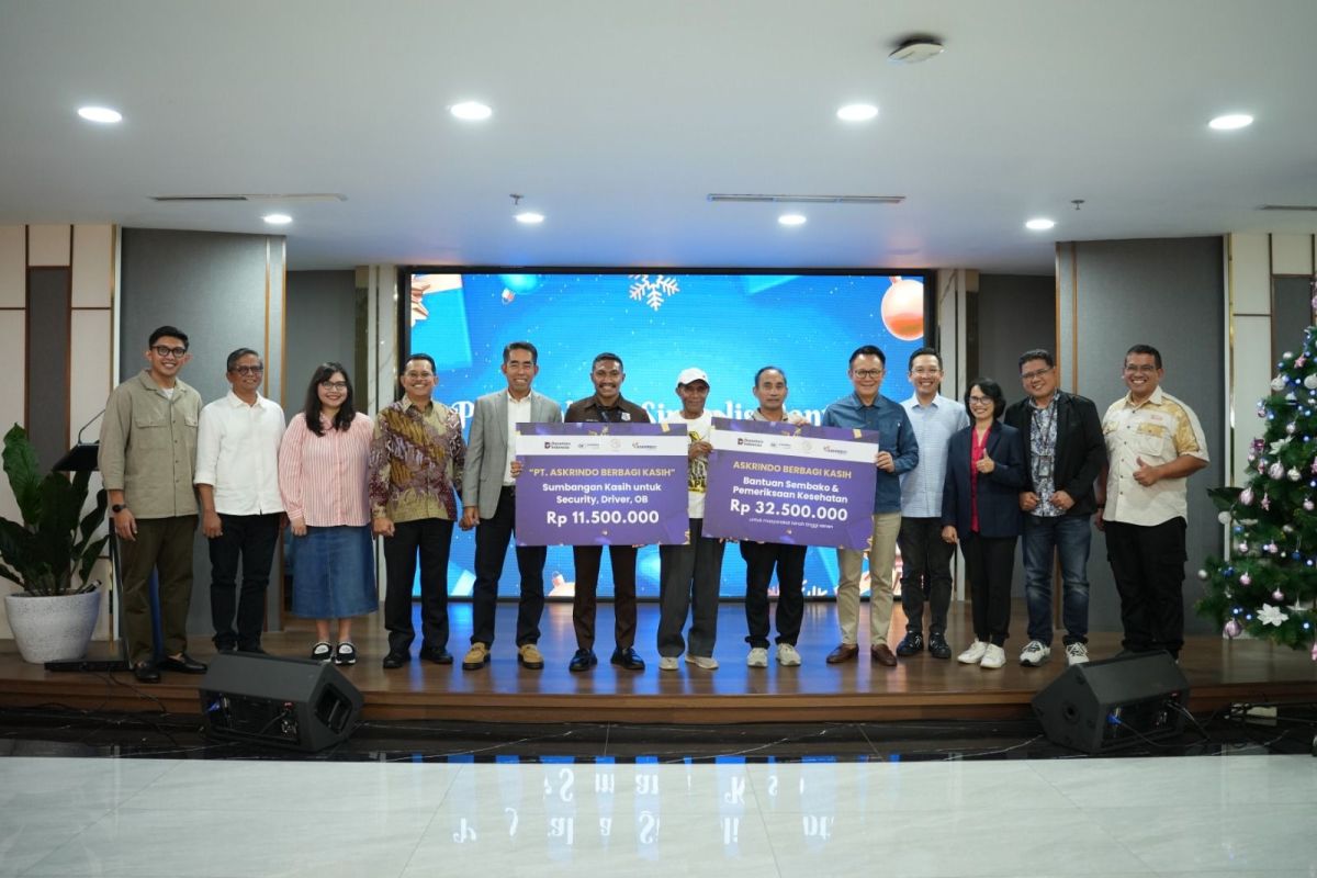 Askrindo salurkan bantuan untuk anak dan masyarakat pra-sejahtera