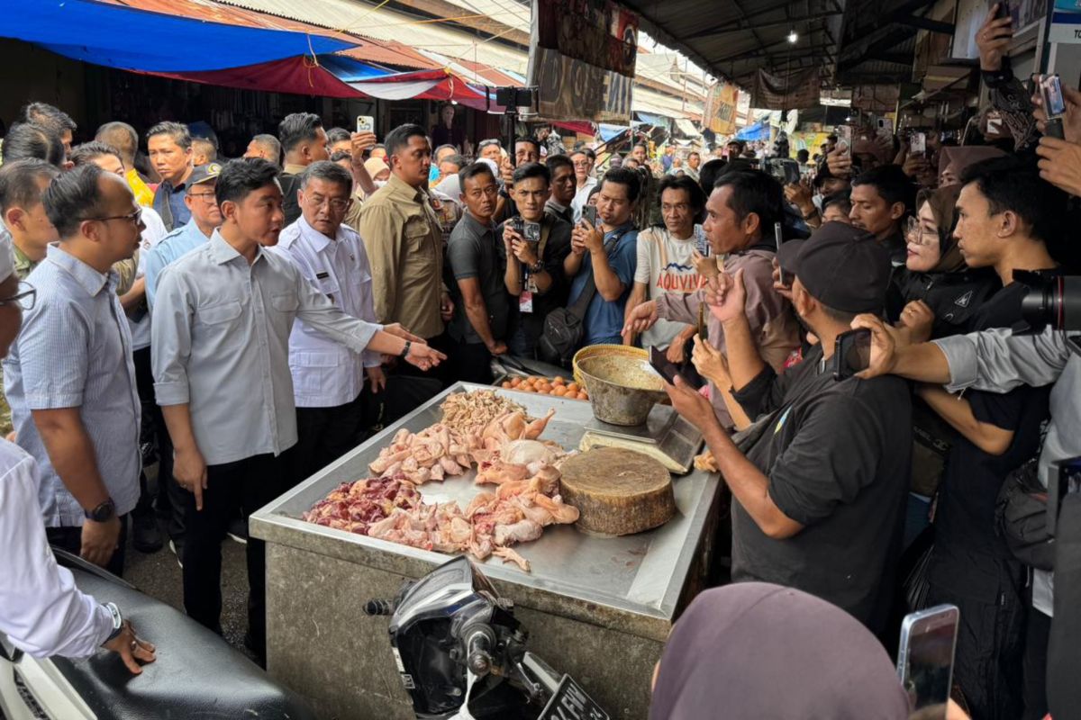 Indonesia's VP checks prices, supply at Tasikmalaya market