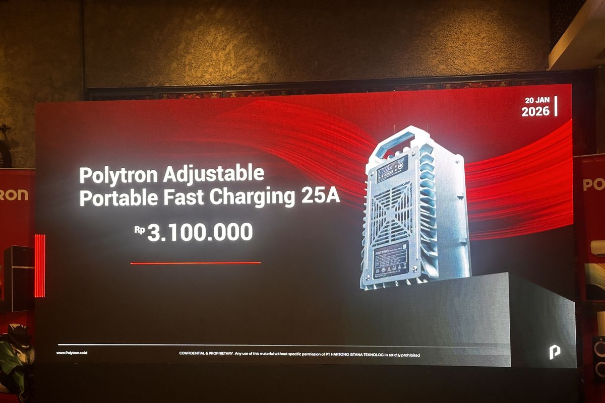 Polytron hadirkan perangkat isi daya cepat portabel motor listrik