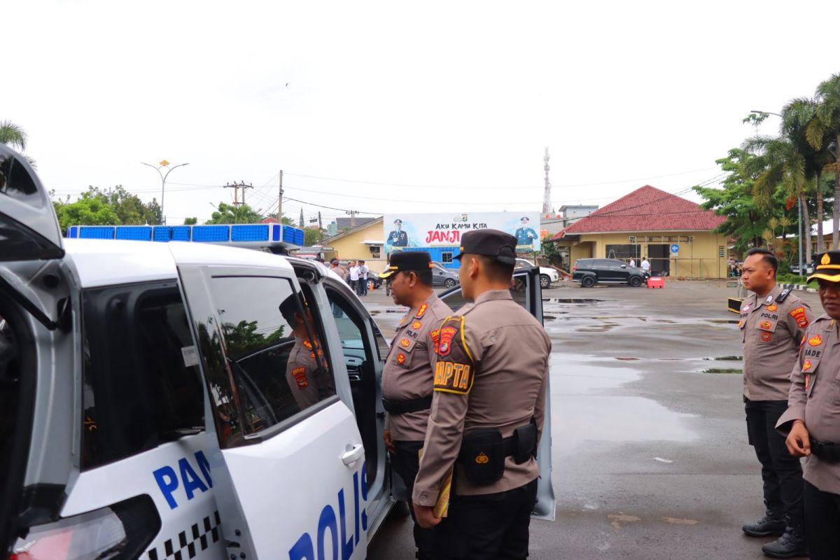 Polresta Bandarlampung dapat tambahan kendaraan ramah lingkungan 