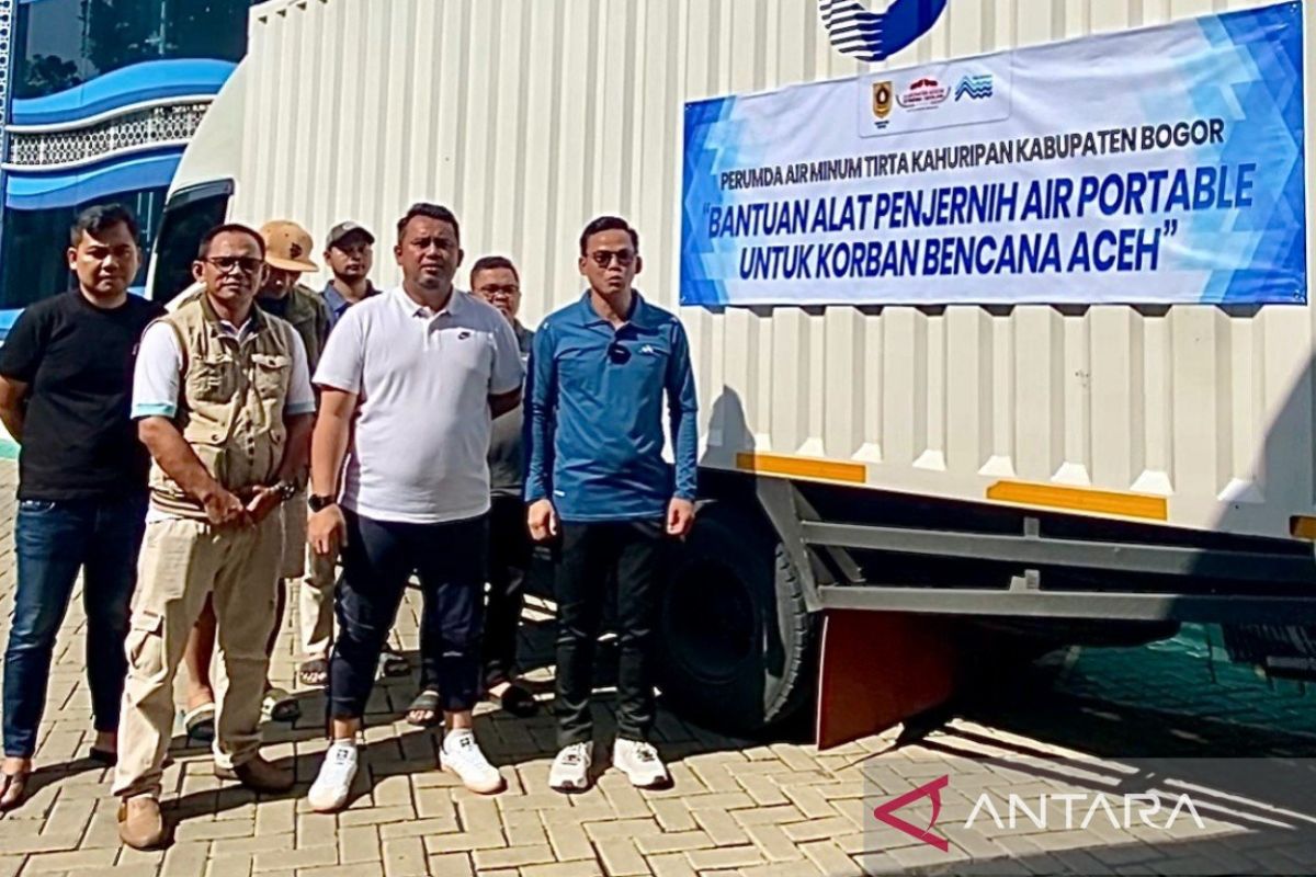 Tirta Kahuripan salurkan alat penjernih air ke Aceh dan Sumatera