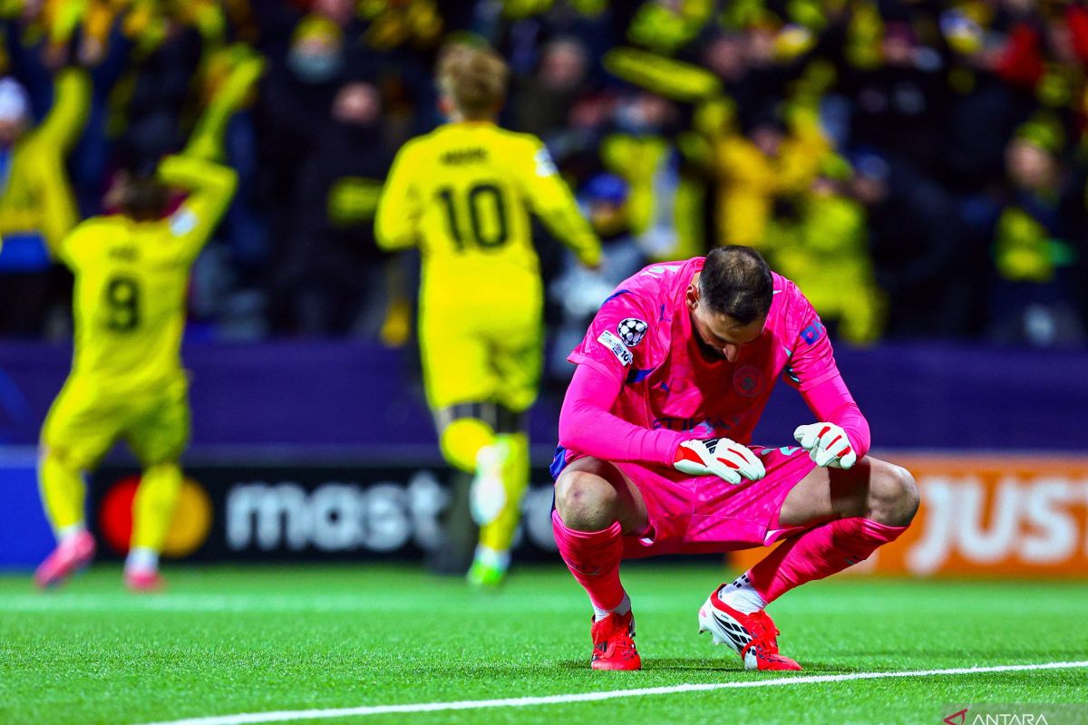 Manchester City kembali kalah, takluk 1-3 oleh Bodo/Glimt di Liga Champions