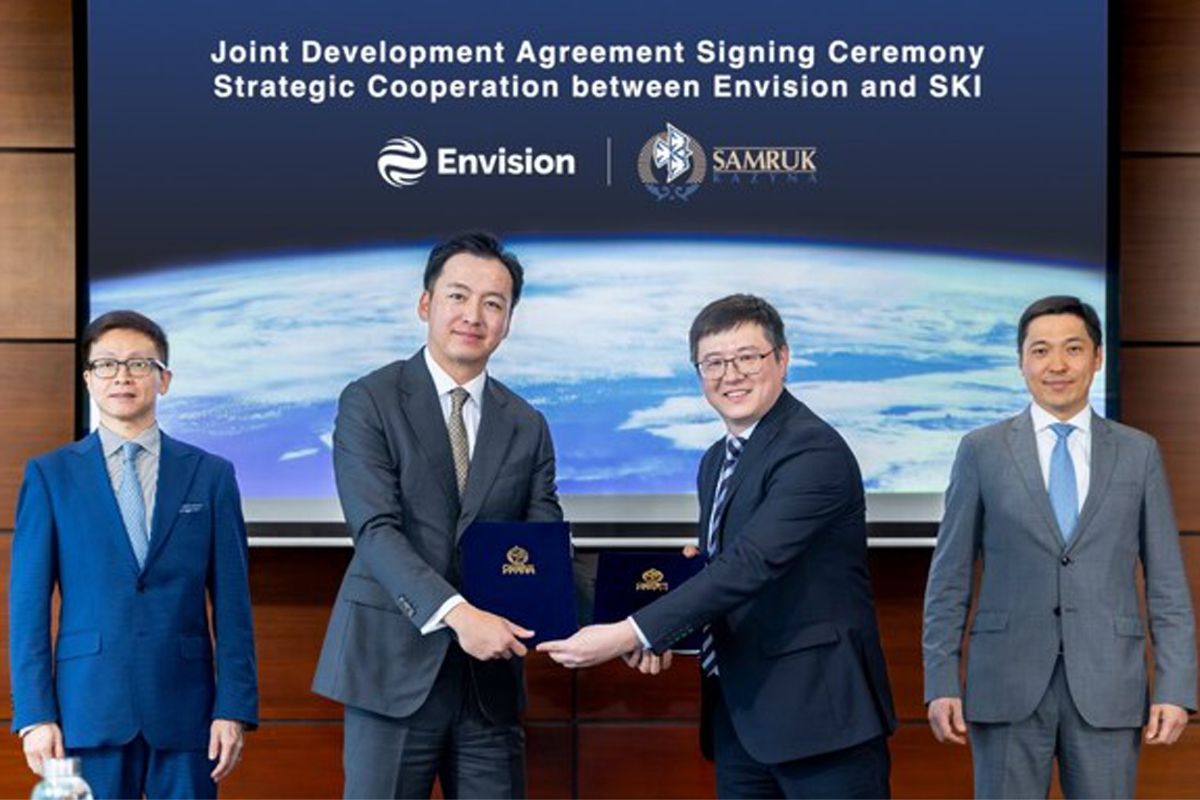 Envision Partners with Kazakhstan Samruk-Kazyna Invest to Expand Energy Storage and Renewable Growth in Central Asia