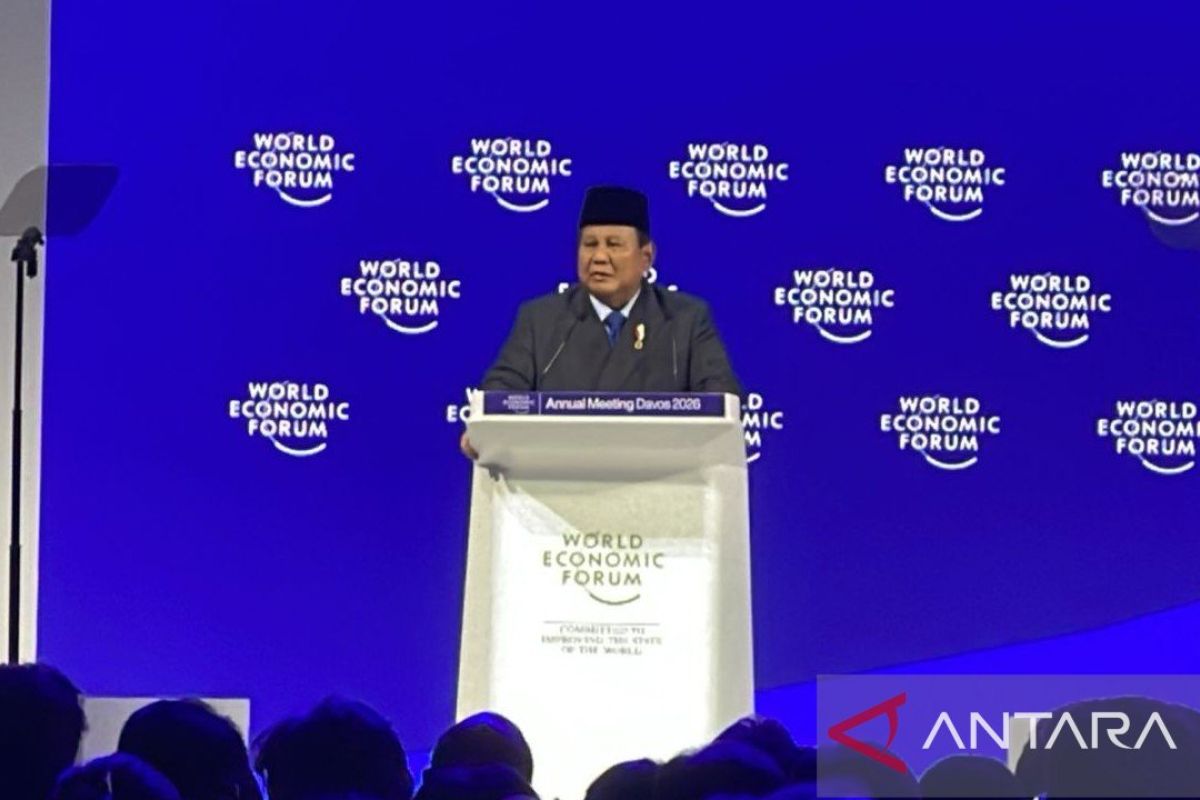 Prabowo Soroti Digitalisasi Sekolah di WEF 2026