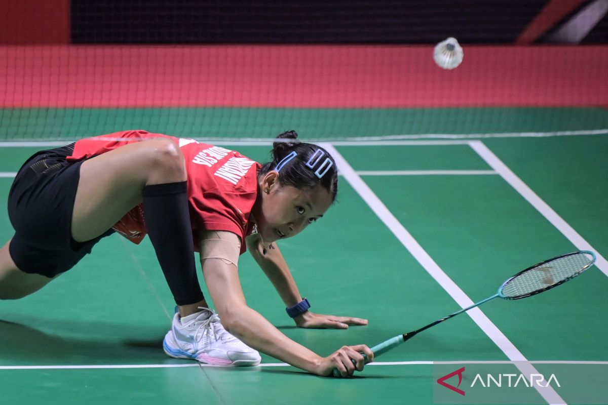 Satu-satunya tunggal putri Indonesia kandas pada babak kedua