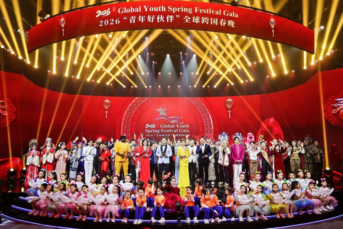 Xinhua Silk Road: Gala Festival Musim Semi Pemuda Global 2026 Terekam di Kota Nanning, Tiongkok Selatan