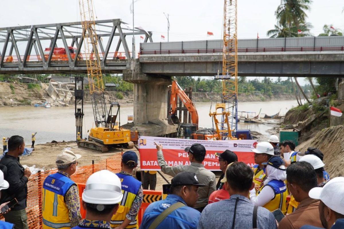 Kementerian PU-Adhi Karya percepat bangun jembatan Krueng Tingkeum