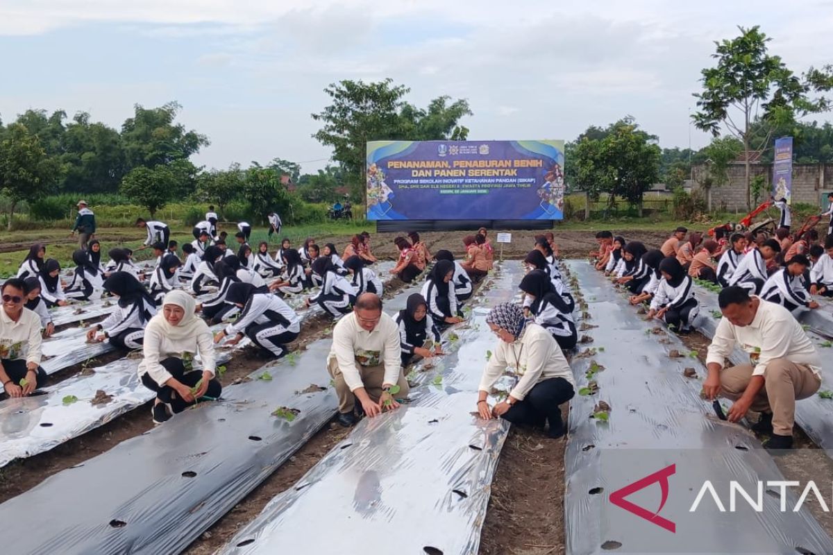 Gubernur Jatim dukung program Sekolah Inovatif Ketahanan Pangan