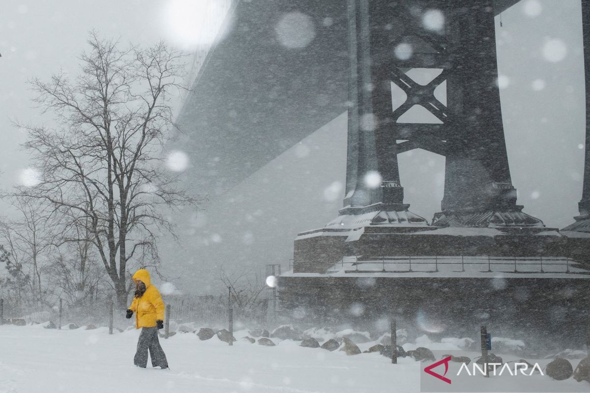 Jumlah korban tewas akibat badai salju di AS bertambah jadi 51 orang