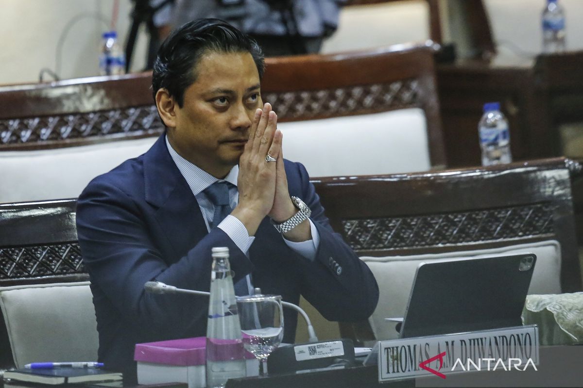 Thomas Djiwandono jalani uji kelayakan dan kepatutan calon Deputi Gubernur BI di DPR