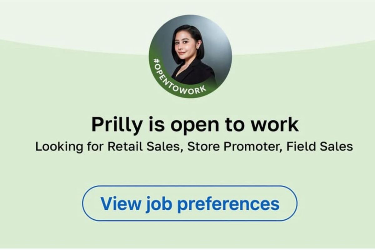 Prilly Latuconsina mencari kerja lewat LinkedIn