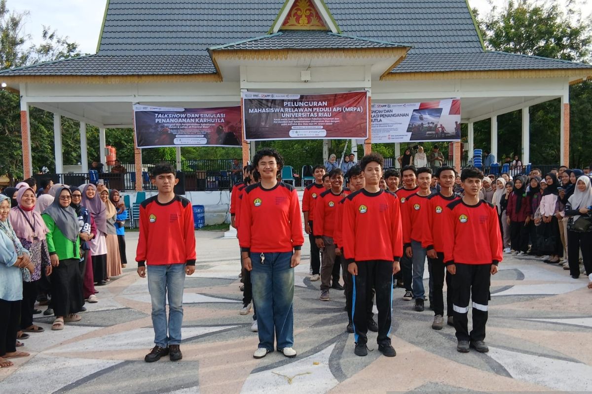 Galeri Foto - Antara, UNRI dan APP Group gagas mahasiswa relawan peduli Api