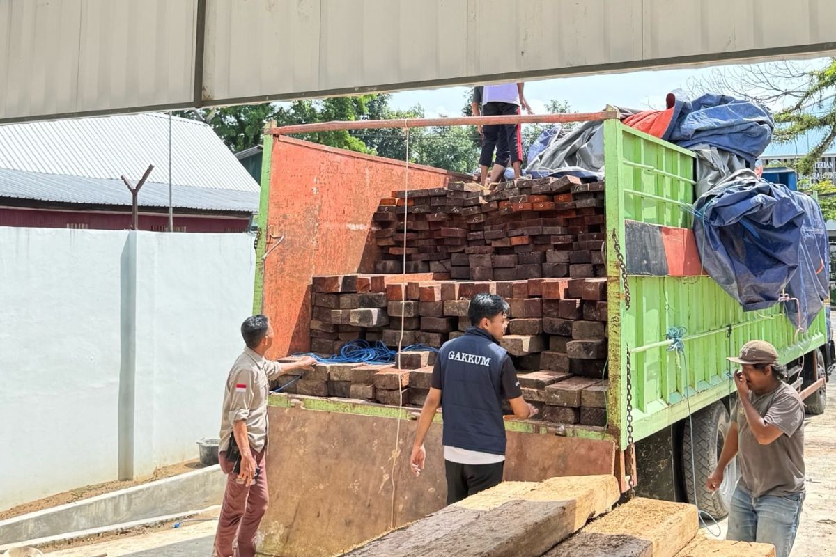 Kemenhut gagalkan pengangkutan 544 batang kayu tanpa dokumen di Sulsel
