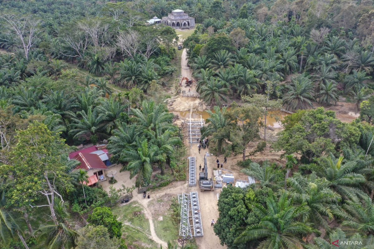 TNI bangun Jembatan Garuda yang hubungkan tiga kecamatan di Aceh Utara
