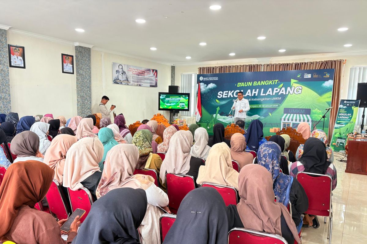 Pemkab Agam-BI gelar sekolah lapangan percepat pemulihan UMKM