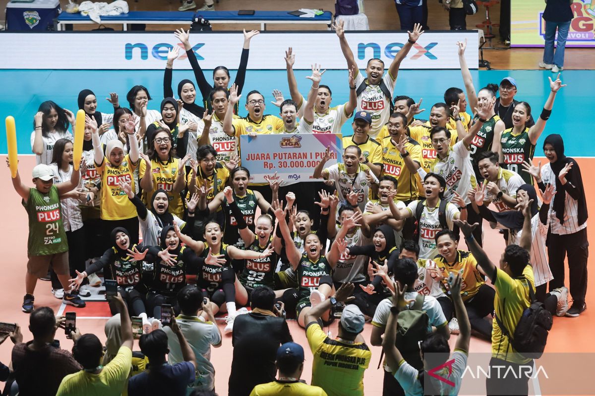 GPPI juara Putaran Pertama Proliga 2026